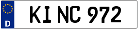 Truck License Plate